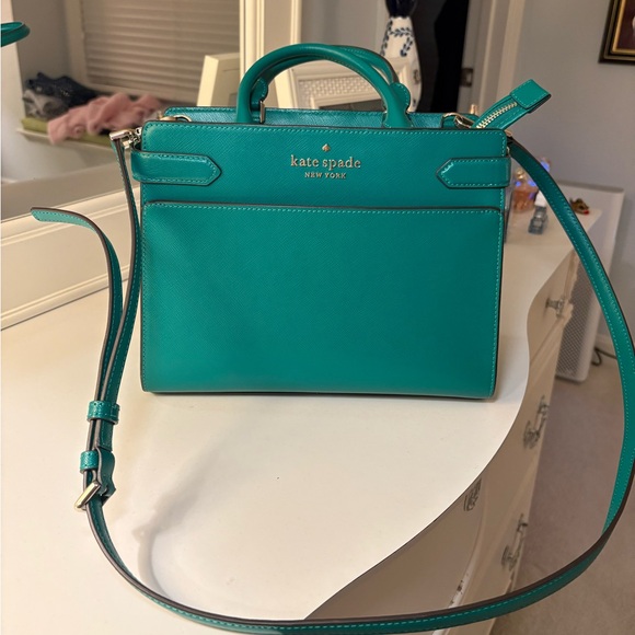 Kate Spade Staci Green Purse - Picture 2 of 9